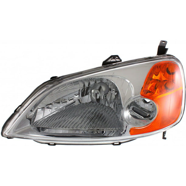 For 2001-2003 Honda Civic Sedan Headlight Head Lamp Driver Side LH